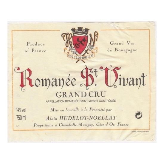 Alain Hudelot-Noellat, Romanee-Saint-Vivant Grand Cru