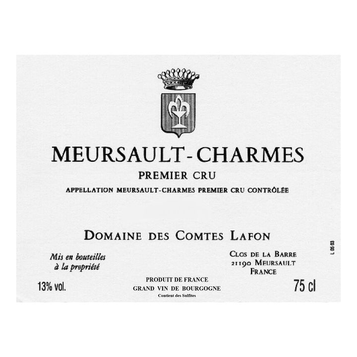 Domaine des Comtes Lafon, Meursault Premier Cru, Charmes