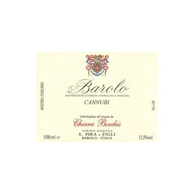 Azienda Agricola E. Pira e Figli (Chiara Boschis), Barolo, Cannubi
