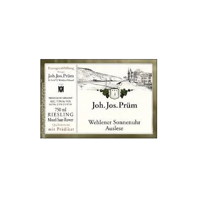 Joh Jos Prum, Wehlener Sonnenuhr Riesling Auslese, Mosel