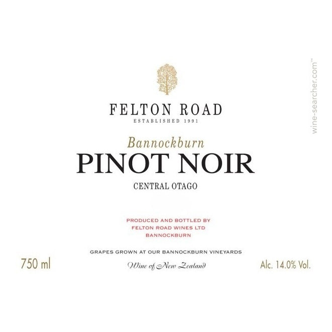 Felton Road, Bannockburn Pinot Noir, Central Otago