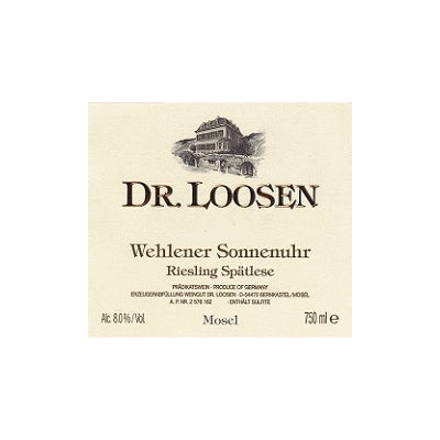 Dr. Loosen, Wehlener Sonnenuhr Riesling Spatlese, Mosel