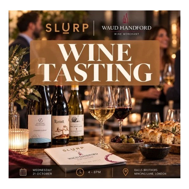 Slurp x Waud Handford Wine Tasting - Wednesday 21st October