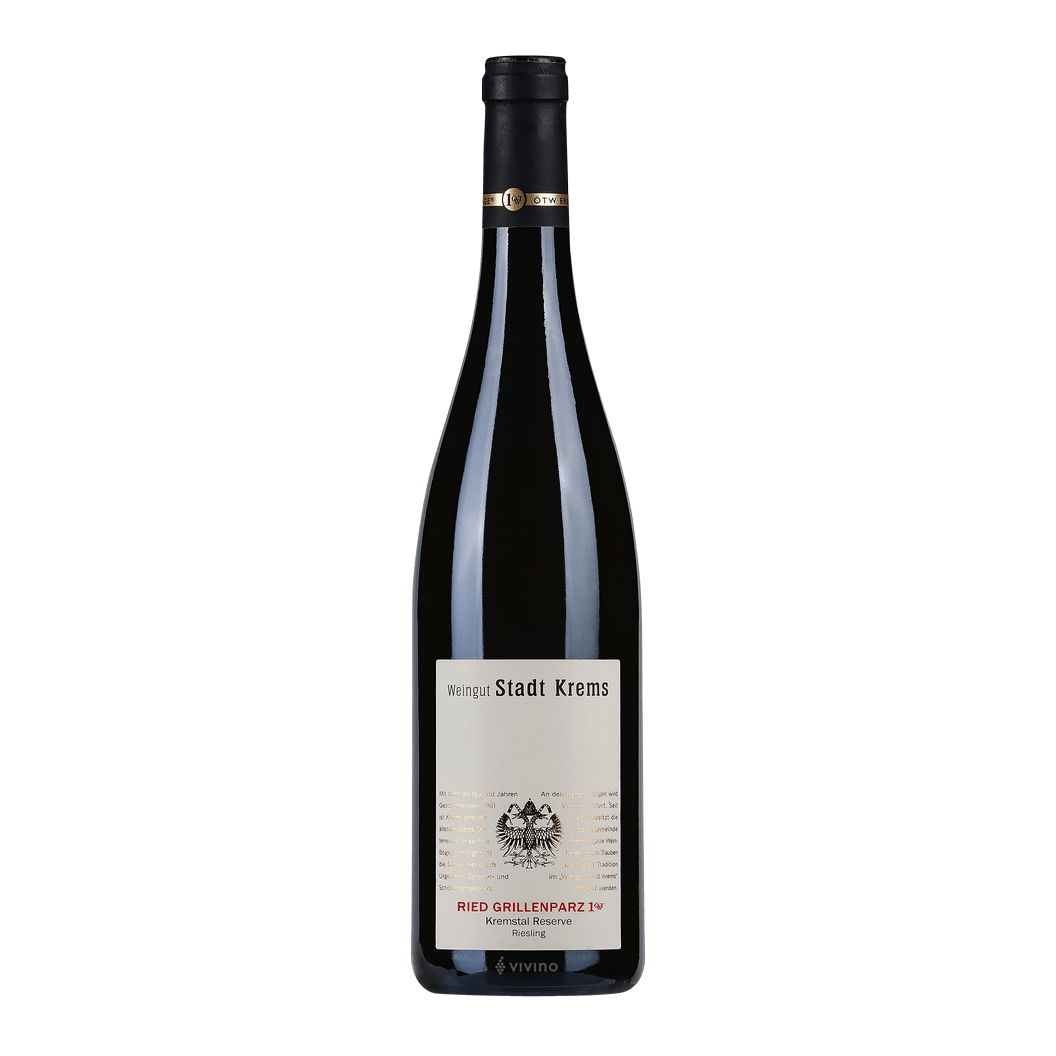 Stadt Krems, Grillenparz Riesling Reserve Erste Lage, Kremstal Reserve