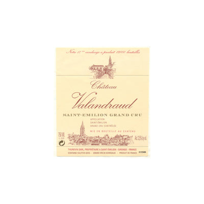 Chateau Valandraud Premier Grand Cru Classe B, Saint-Emilion Grand Cru